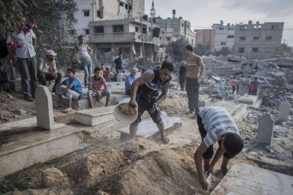 Trümmer in Gaza