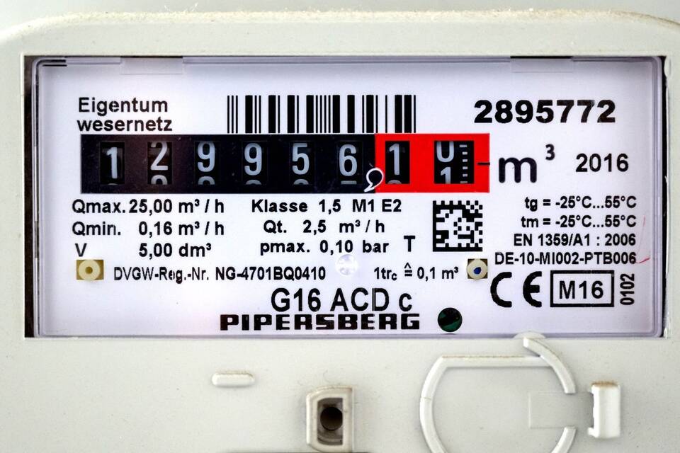 Gaszähler Gaszähler