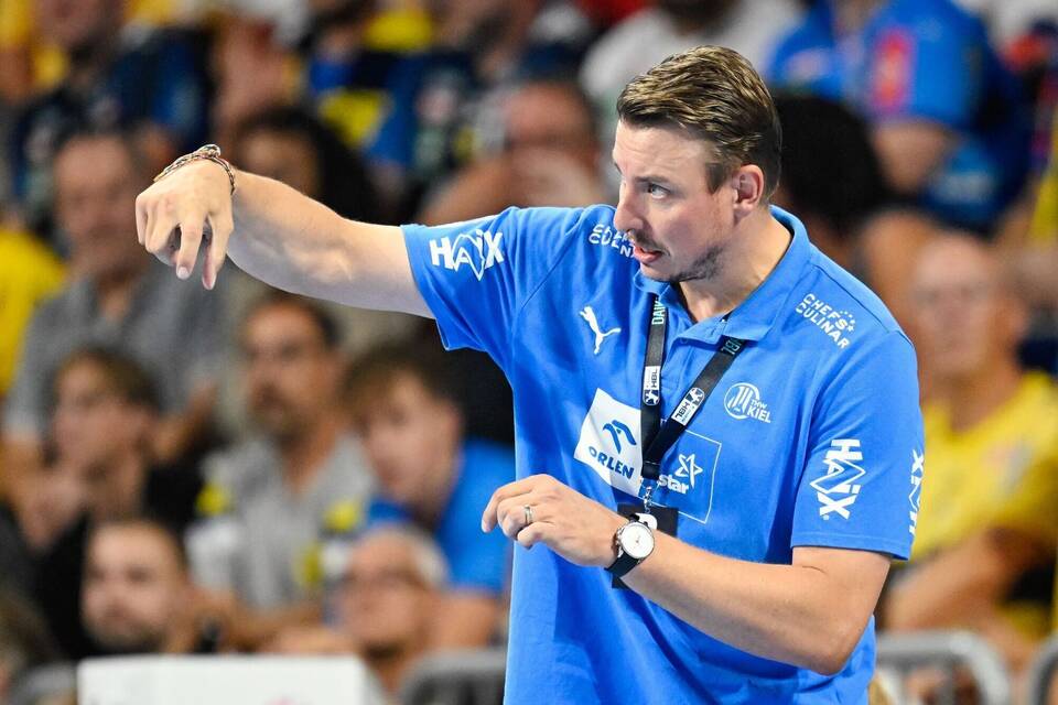 Trainer Filip Jicha vom THW Kiel Trainer Filip Jicha vom THW Kiel