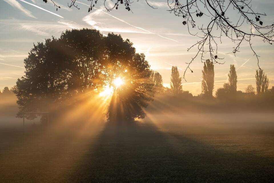 Herbststimmung bei Sonnenaufgang