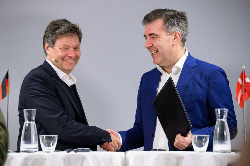 Wirtschaftsminister Habeck in Dänemark