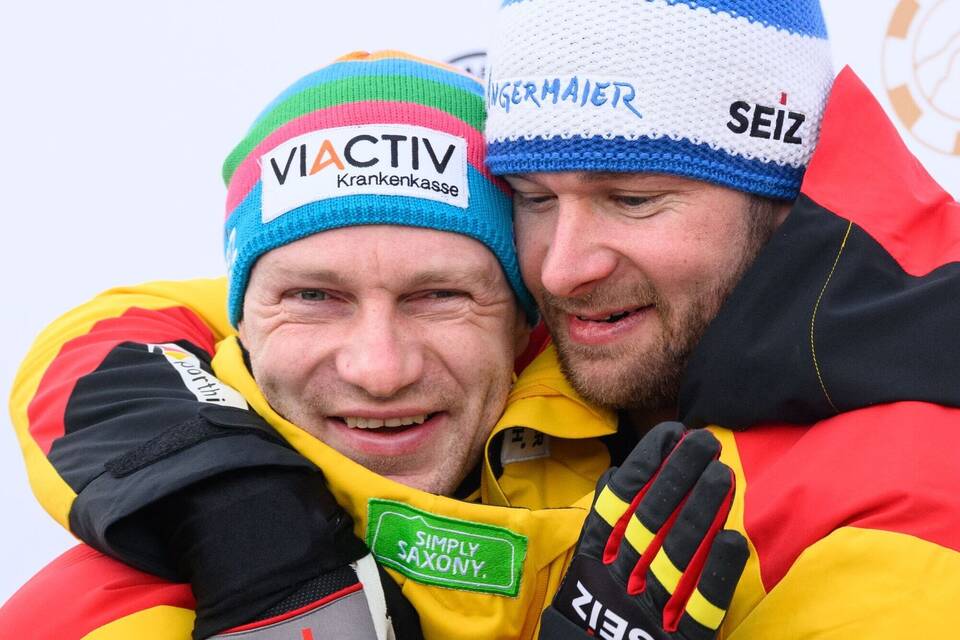 Francesco Friedrich (links) und Johannes Lochner