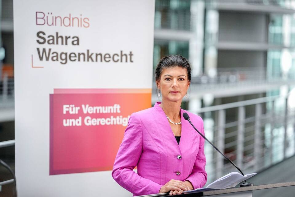 Parteigründerin Sahra Wagenknecht Parteigründerin Sahra Wagenknecht
