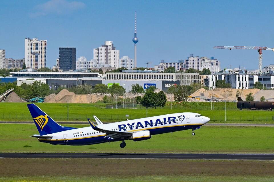 Abflug von Ryanair Abflug von Ryanair