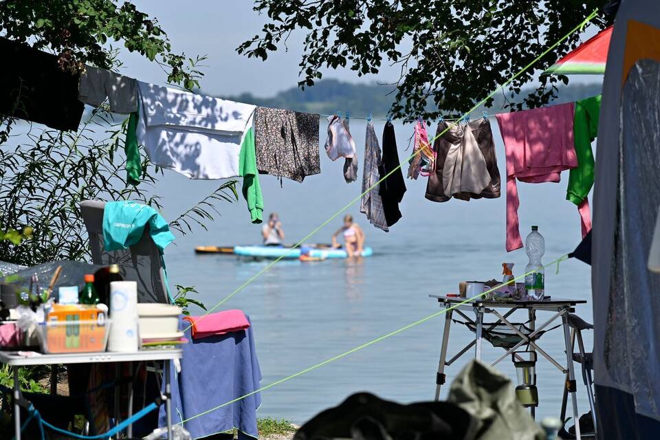 Volle Campingplätze in Oberbayern Volle Campingplätze in Oberbayern