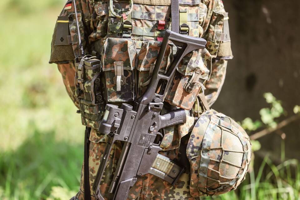 Übung eines Heimatschutzregiments Übung eines Heimatschutzregiments