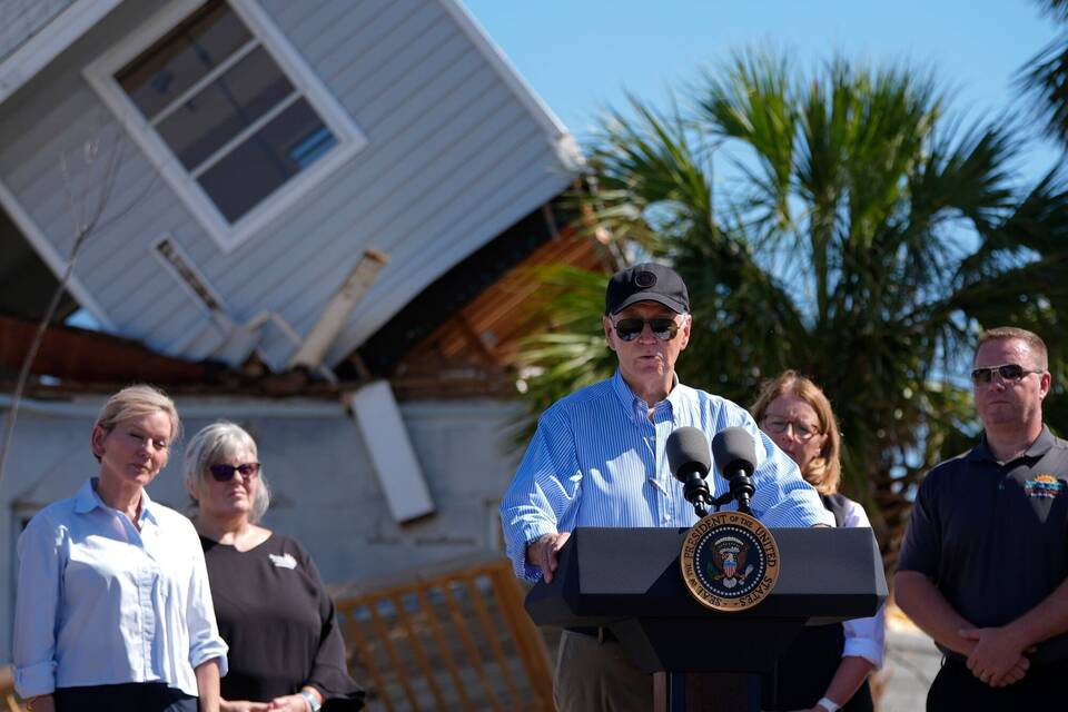Hurrikan «Milton» - US-Präsident Biden in Florida Hurrikan «Milton» - US-Präsident Biden in Florida