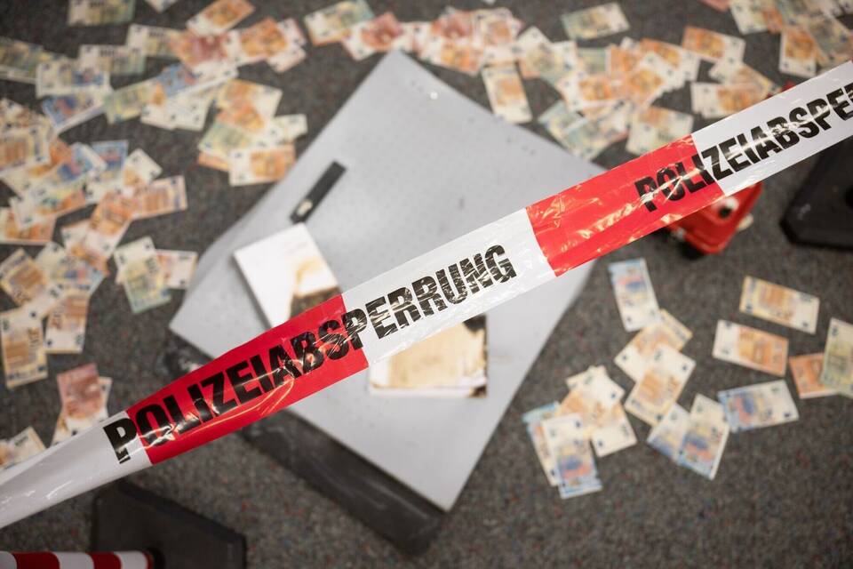 Sprengung eines Geldautomaten