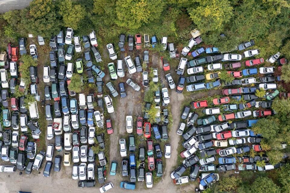 Ausgediente Verbrennerautos