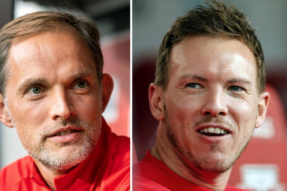 Fußball-Trainer Tuchel und Nagelsmann