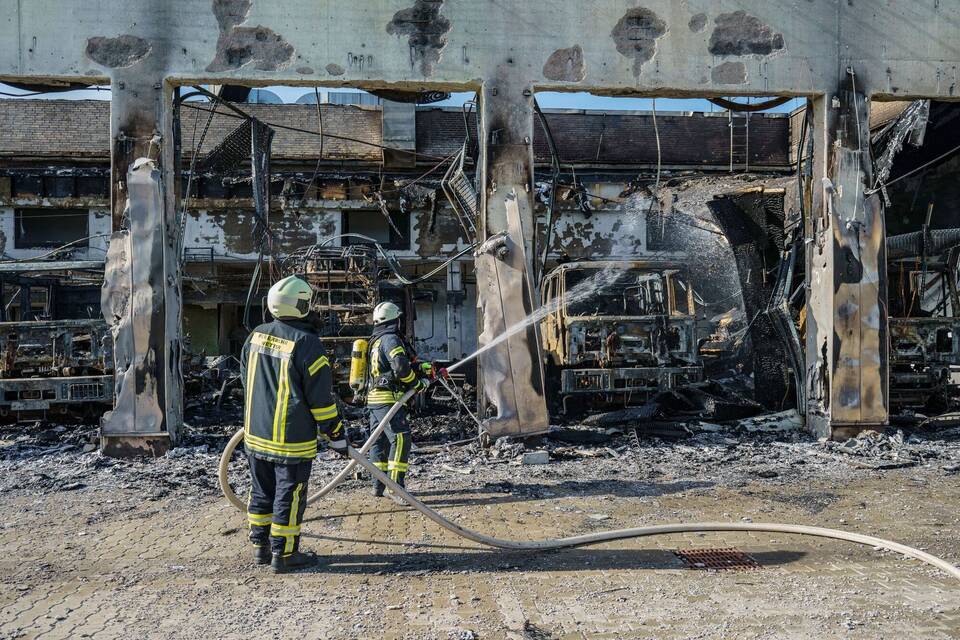 Feuer bei der Feuerwehr