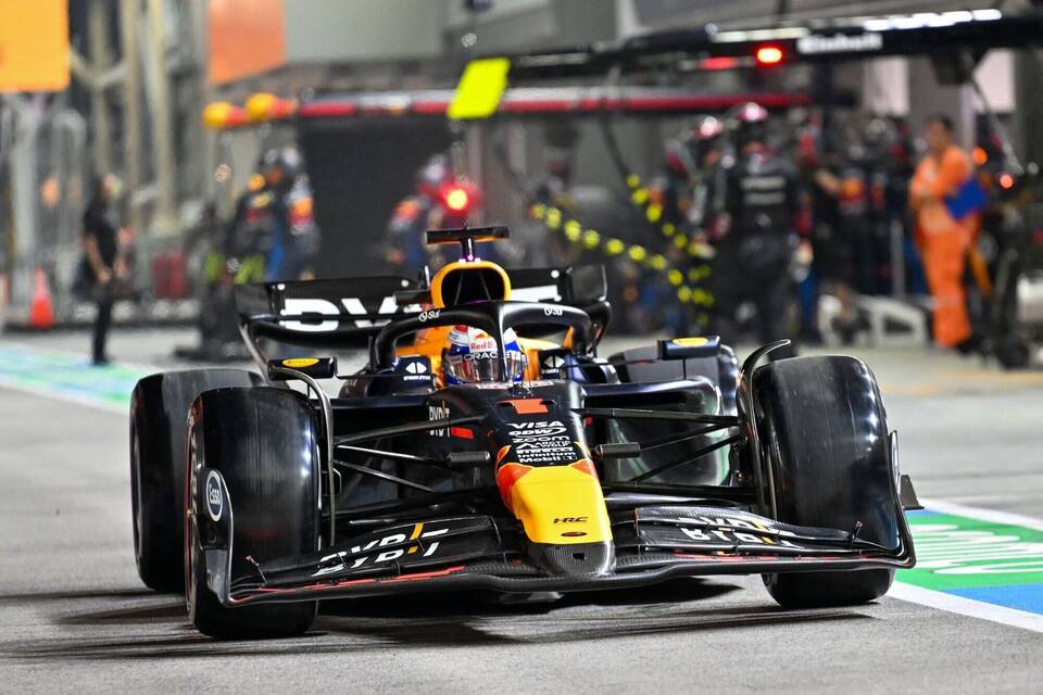 Max Verstappen im Red Bull