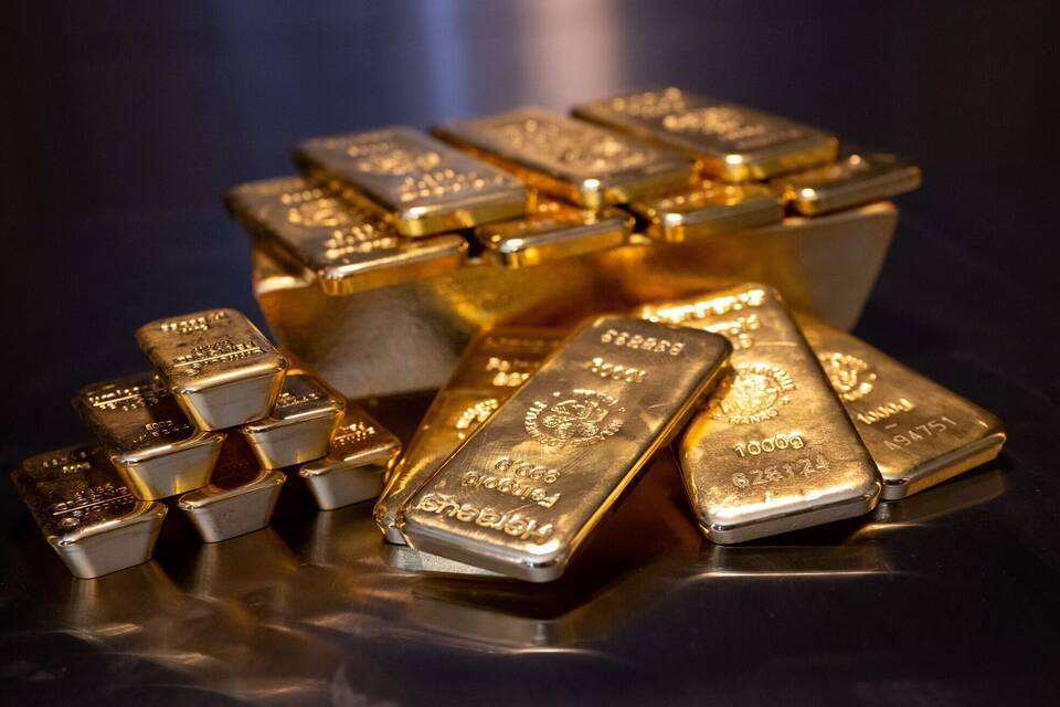 Goldbarren Goldbarren