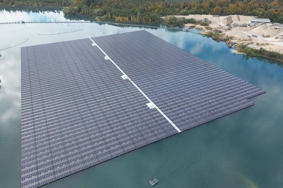 Einweihung Deutschlands derzeit größter schwimmende PV-Anlage