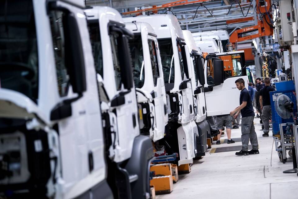 Lkw-Produktion bei VW-Tochter Traton