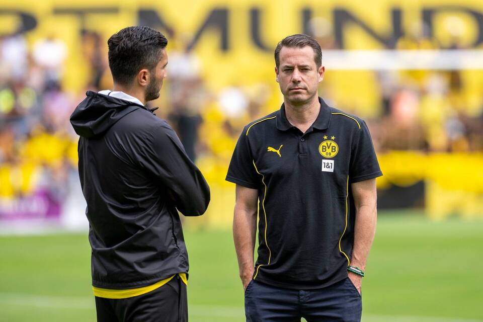 Nuri Sahin (l.) und Lars Ricken Nuri Sahin (l.) und Lars Ricken