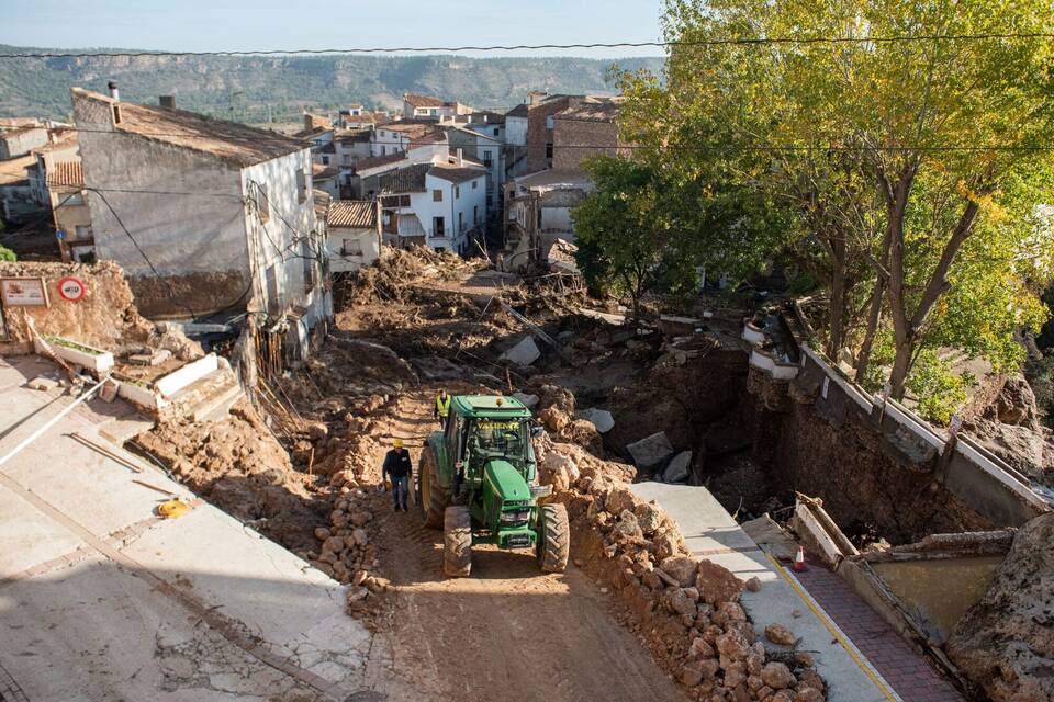 Nach den Überschwemmungen in Spanien