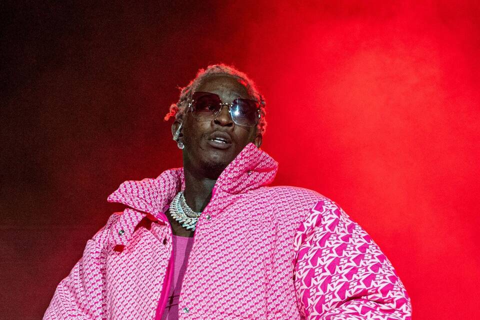US-Rapper Young Thug US-Rapper Young Thug