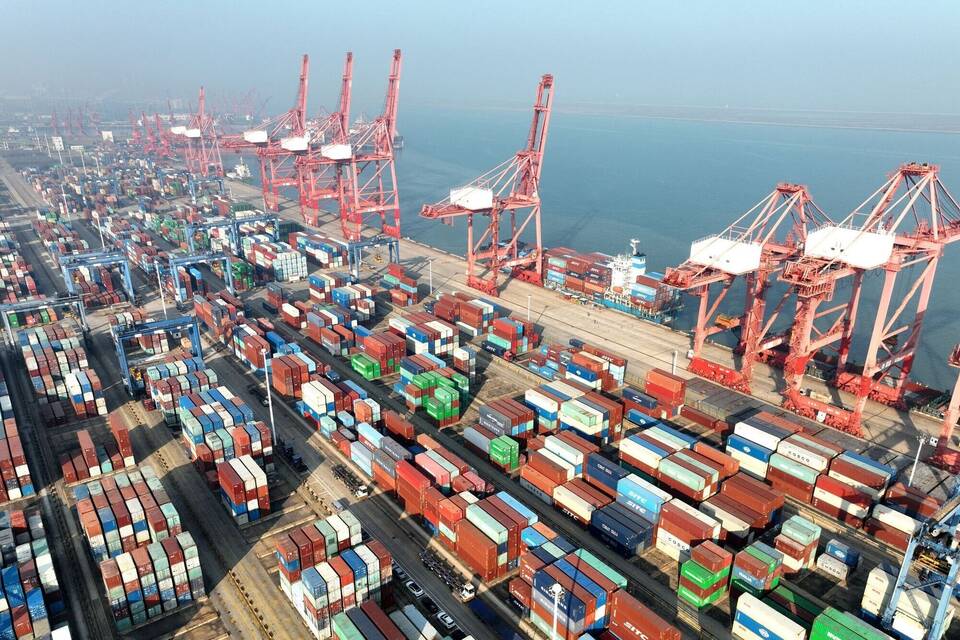 Containerterminal in China Containerterminal in China