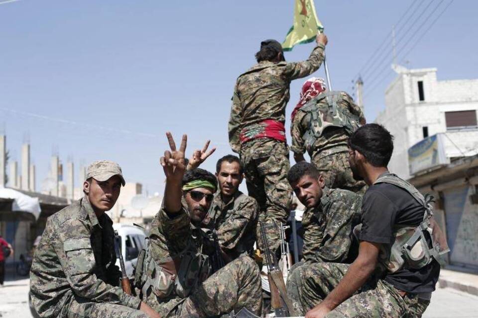 Kurdische Kämpfer Kurdische Kämpfer