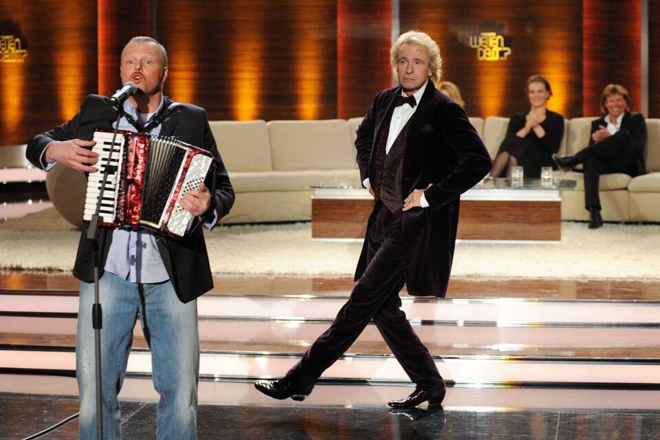 Raab und Gottschalk einst bei «Wetten, dass..?» Raab und Gottschalk einst bei «Wetten, dass..?»