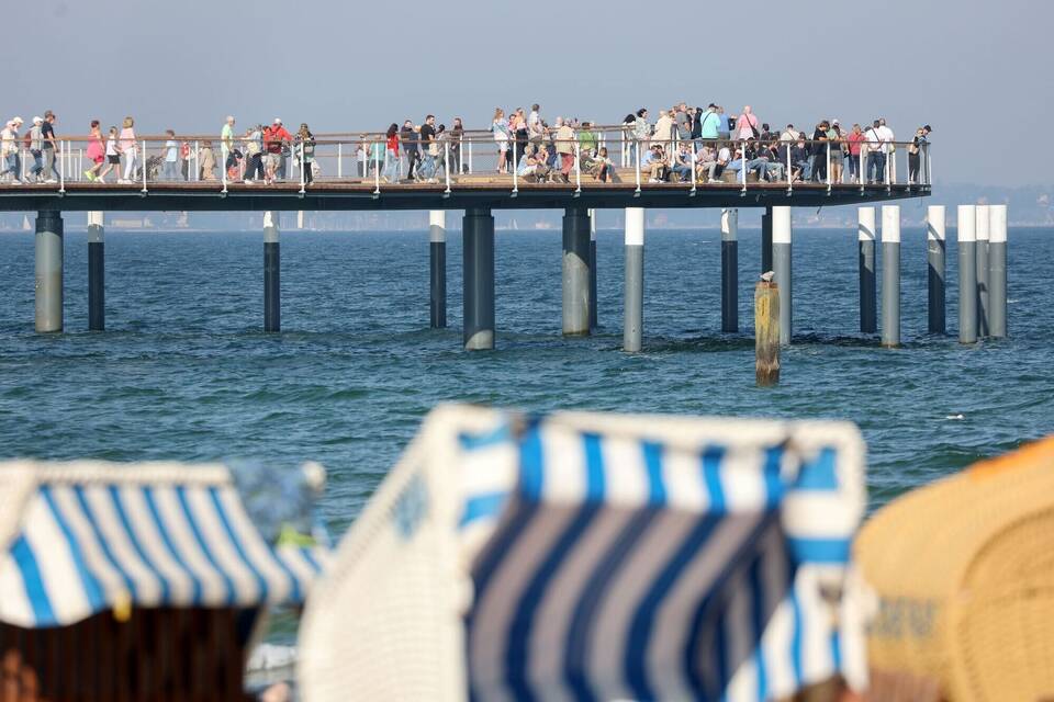 Neue Seebrücke in Timmendorfer Strand Neue Seebrücke in Timmendorfer Strand
