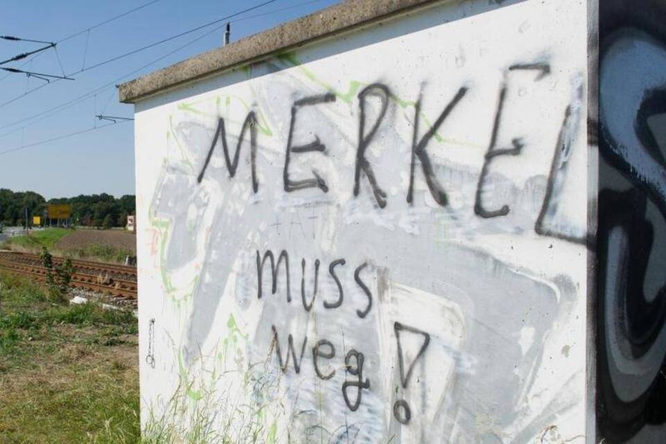 Parole gegen Merkel