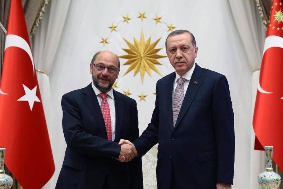 Schulz und Erdogan Schulz und Erdogan
