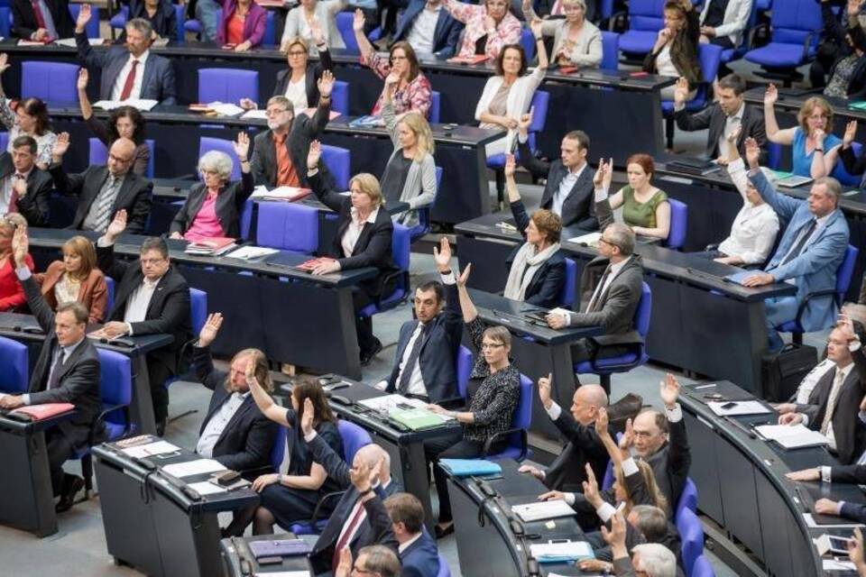 Abstimmung im Bundestag