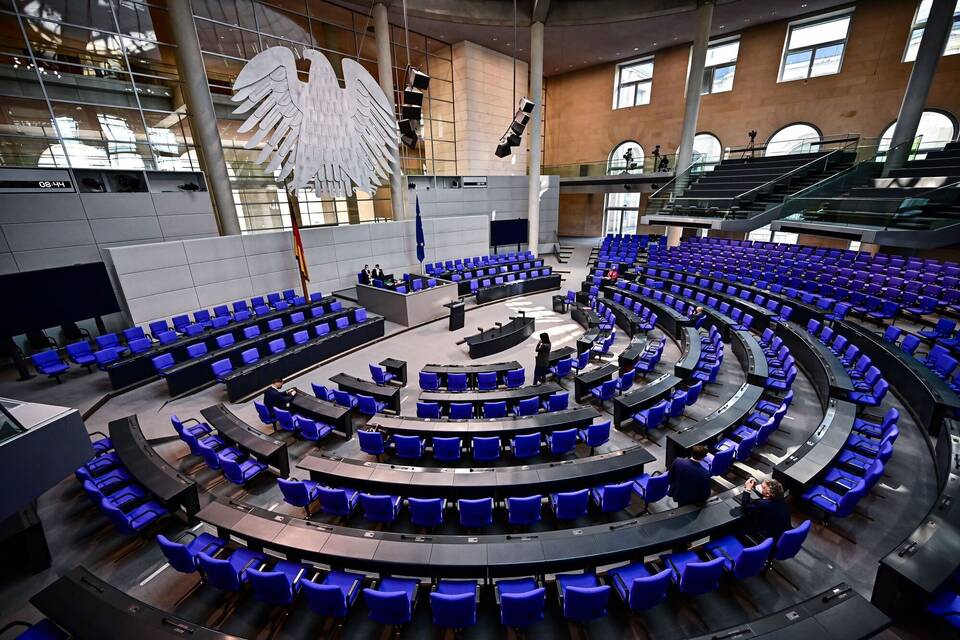 Bundestag - leerer Plenarsaal Bundestag - leerer Plenarsaal