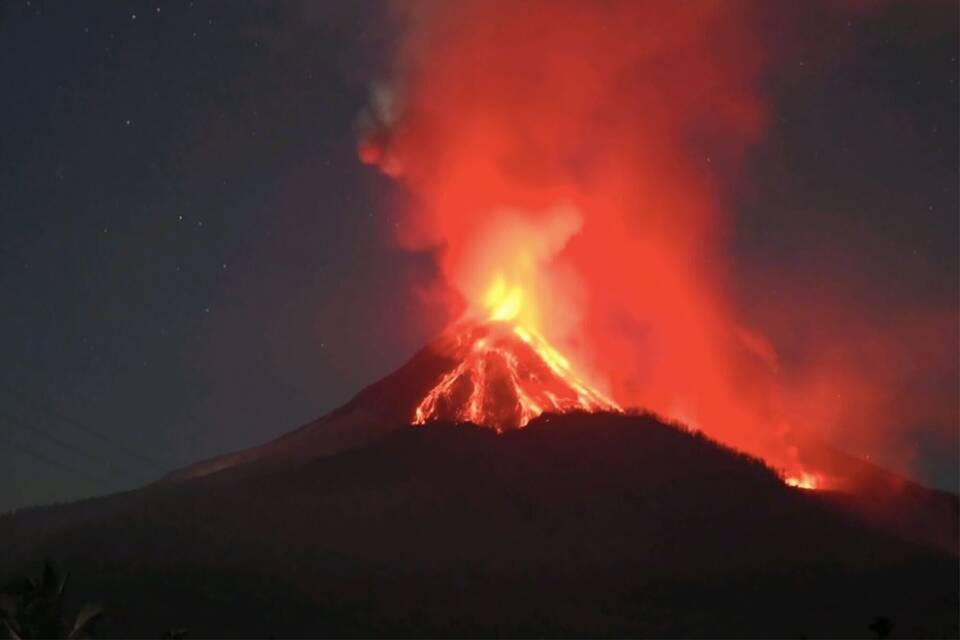 Vulkanausbruch in Indonesien
