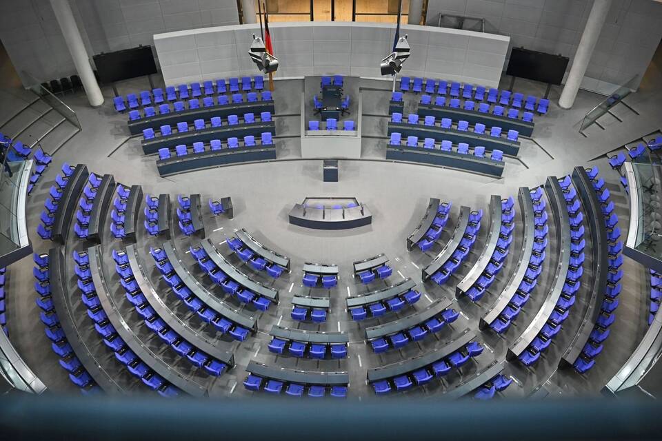 Plenarsaal des Bundestags Plenarsaal des Bundestags