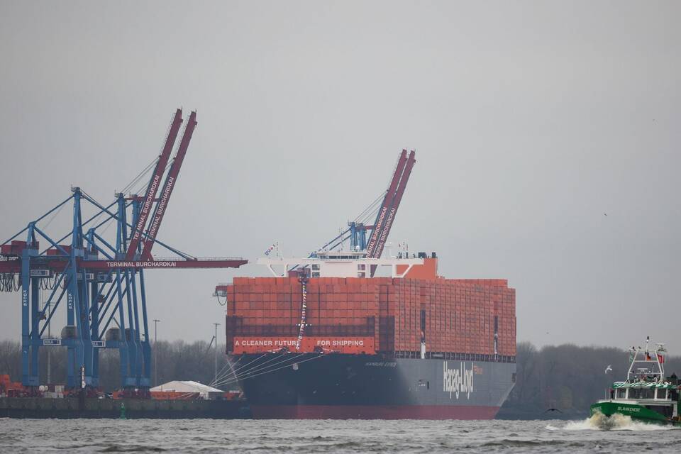 Die «Hamburg Express» von Hapag-Lloyd Die «Hamburg Express» von Hapag-Lloyd