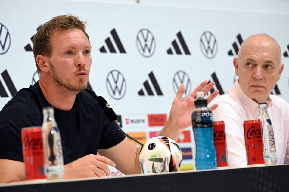 Julian Nagelsmann und Bernd Neuendorf Julian Nagelsmann und Bernd Neuendorf