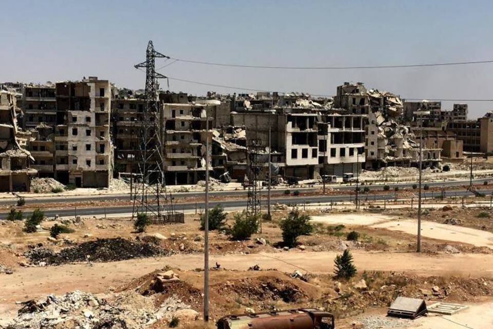 Zerstörtes Aleppo