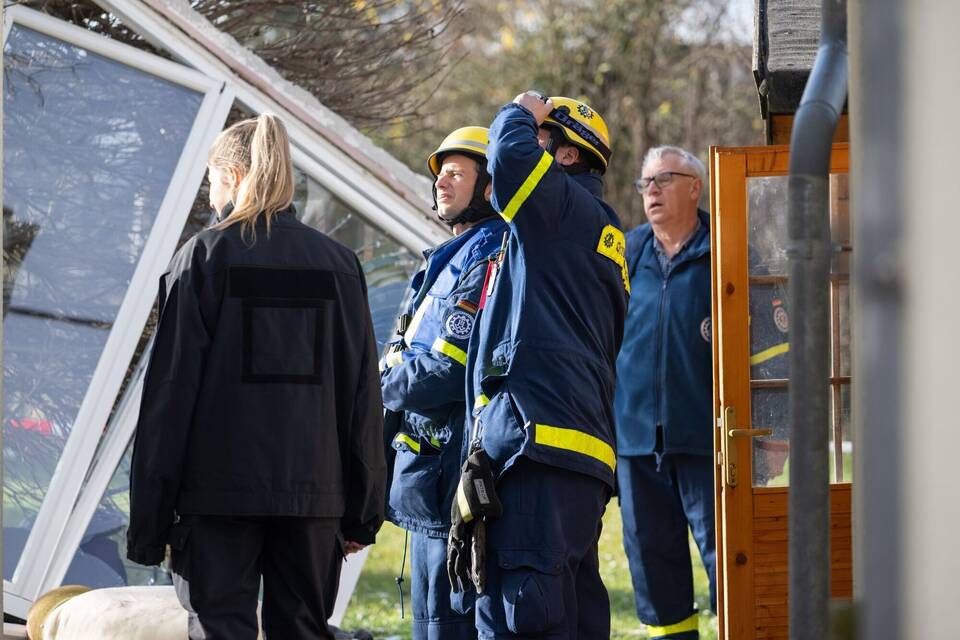 Haus in Worms nach Explosion Haus in Worms nach Explosion