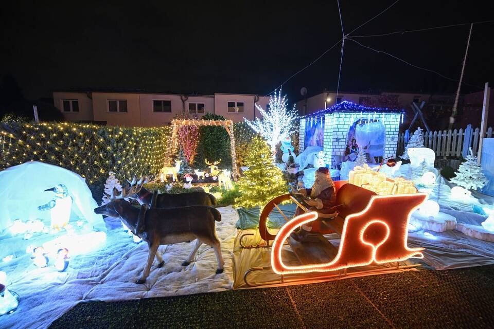 Weihnachtshaus in Asperg