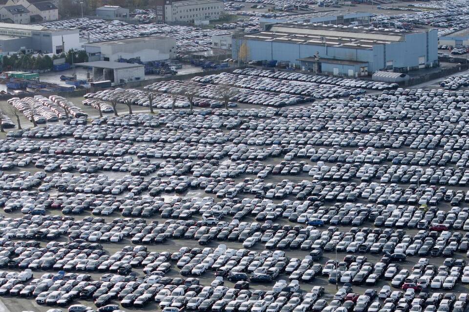 Autos auf Halde Autos auf Halde