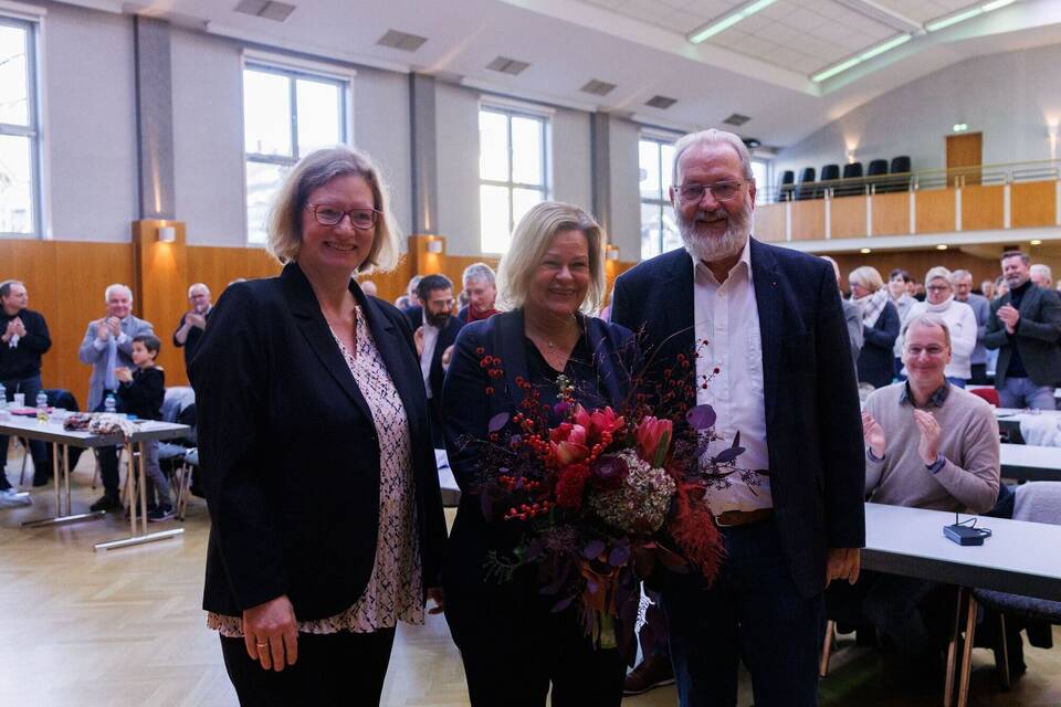 Nominierung von Nancy Faeser als Direktkandidatin Nominierung von Nancy Faeser als Direktkandidatin