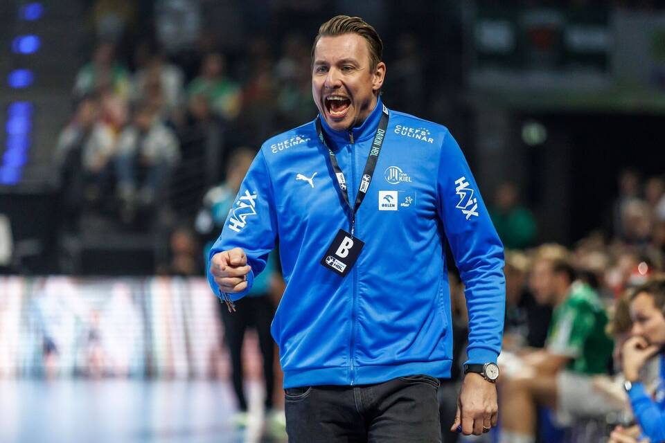 Trainer Filip Jicha vom THW Kiel Trainer Filip Jicha vom THW Kiel