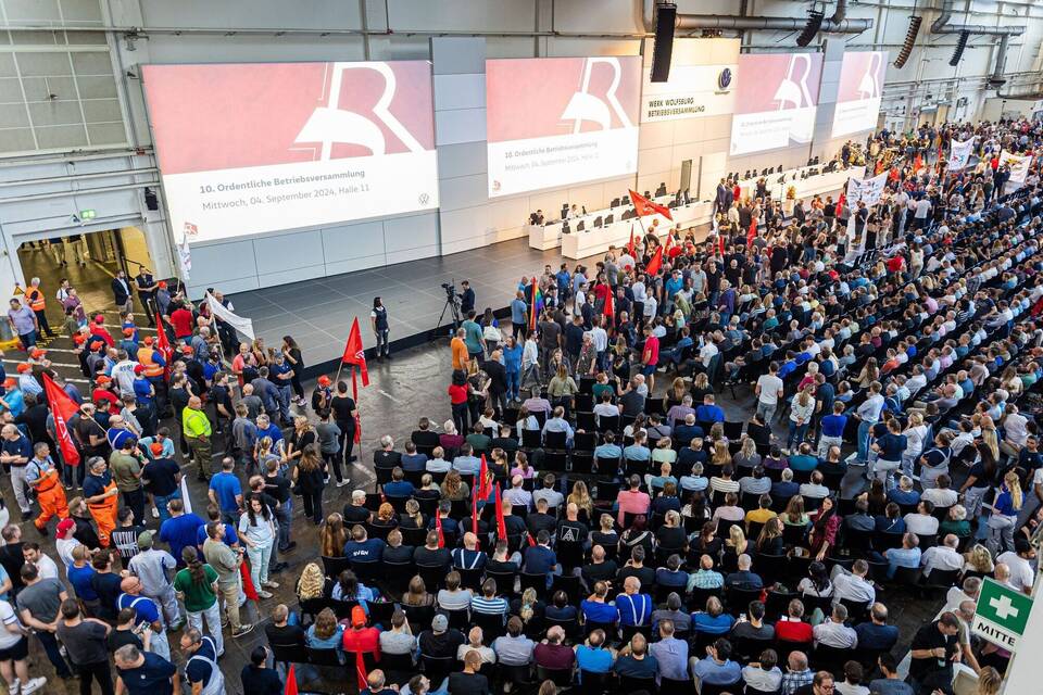 Volkswagen - Betriebsversammlung Volkswagen - Betriebsversammlung
