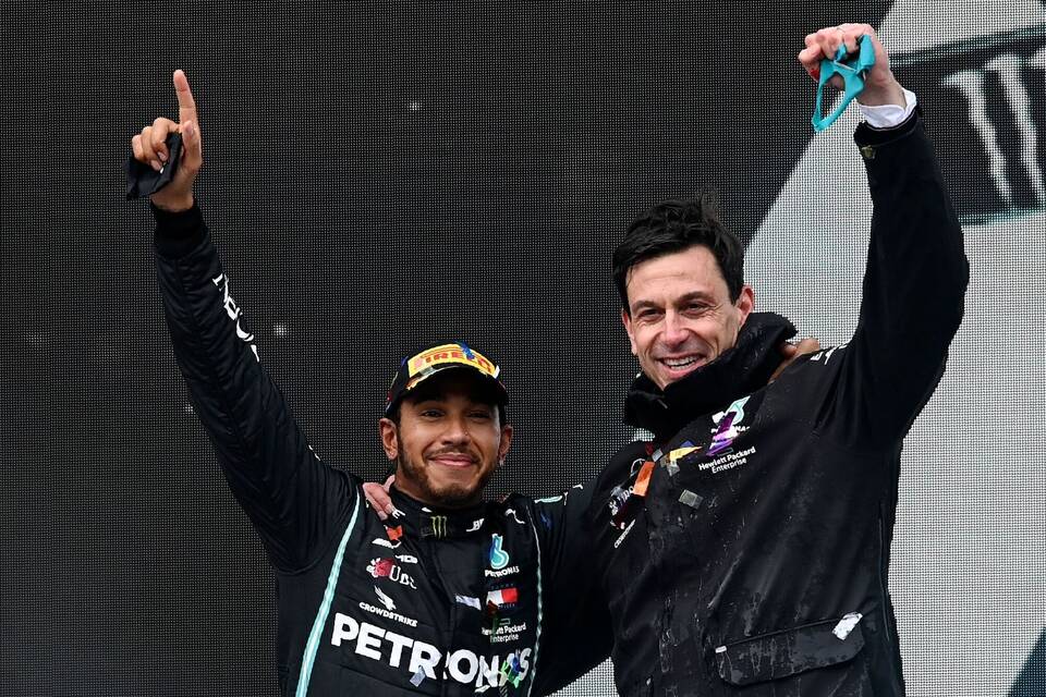 Lewis Hamilton und Toto Wolff Lewis Hamilton und Toto Wolff