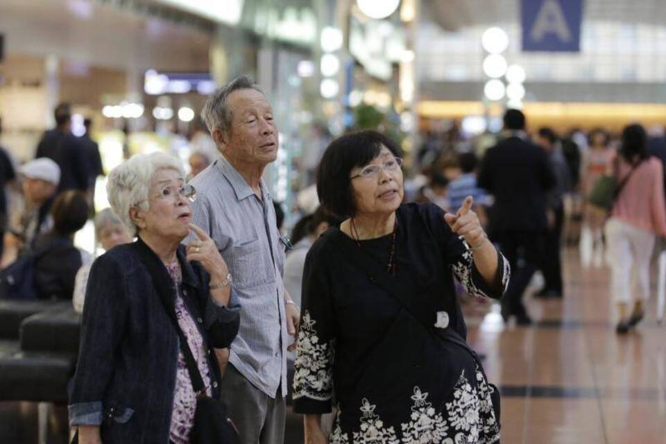 Taifun in Japan