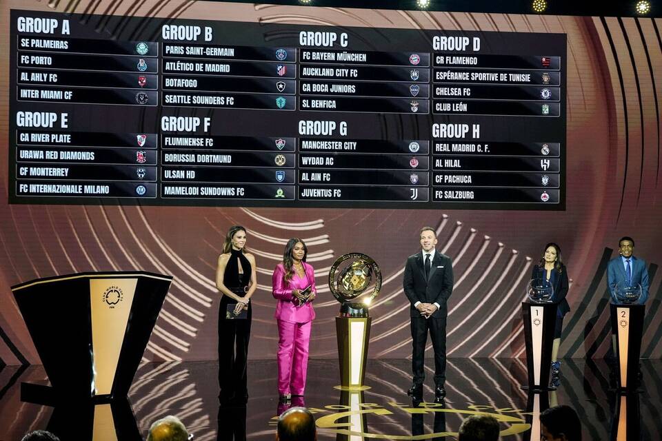 Auslosung der Vorrunden-Gruppen der FIFA Club-WM