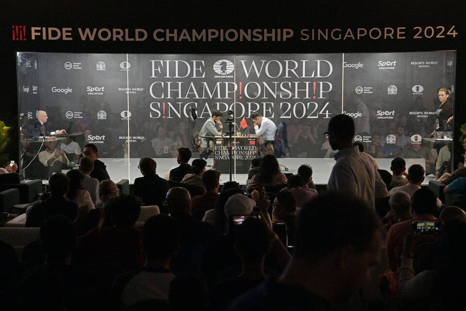 Schach-WM in Singapur - Liren - Gukesh Schach-WM in Singapur - Liren - Gukesh