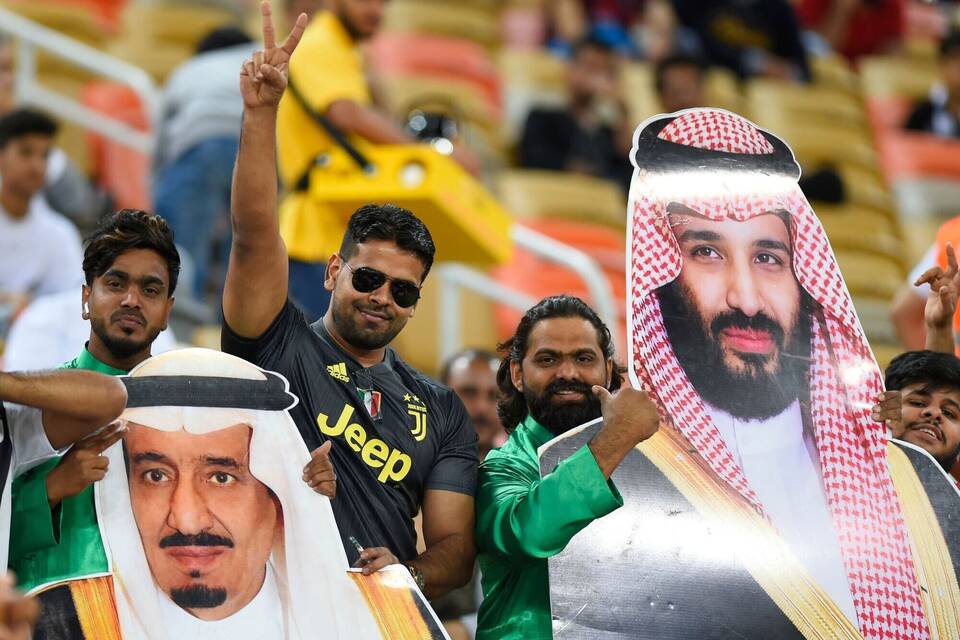 Fußball-Fans in Saudi-Arabien Fußball-Fans in Saudi-Arabien