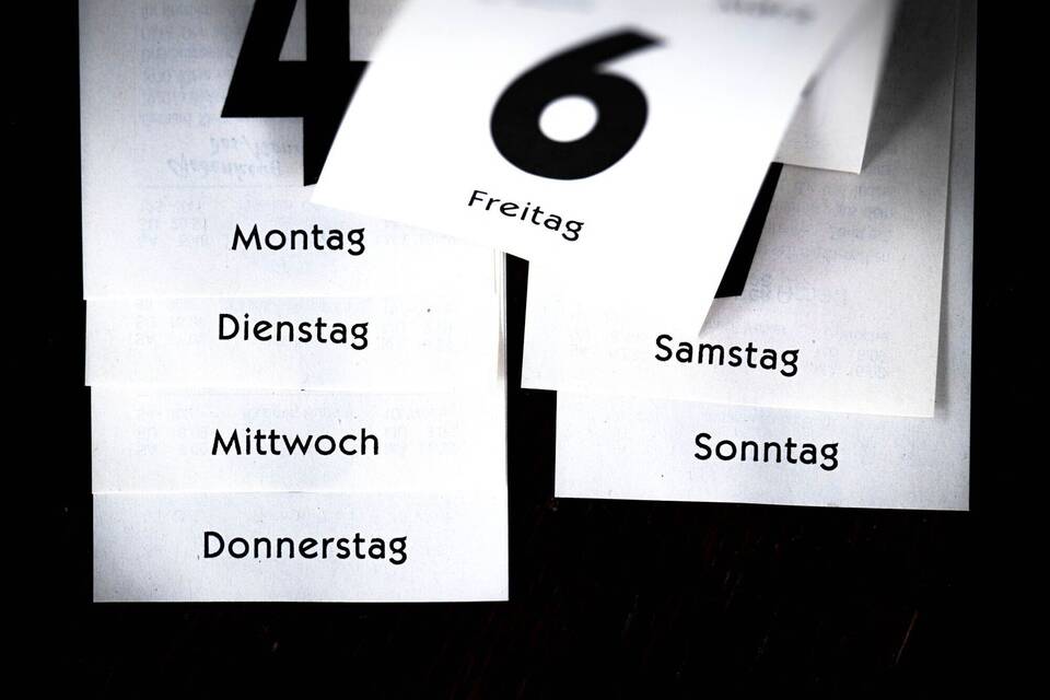 Vier-Tage-Woche Vier-Tage-Woche