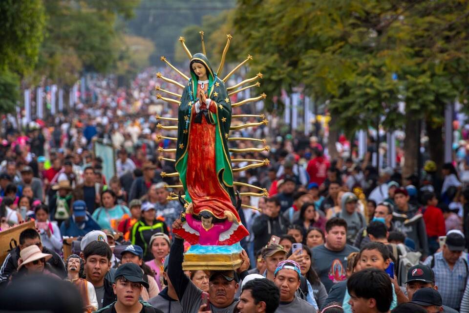 Katholiken feiern in Mexiko Katholiken feiern in Mexiko