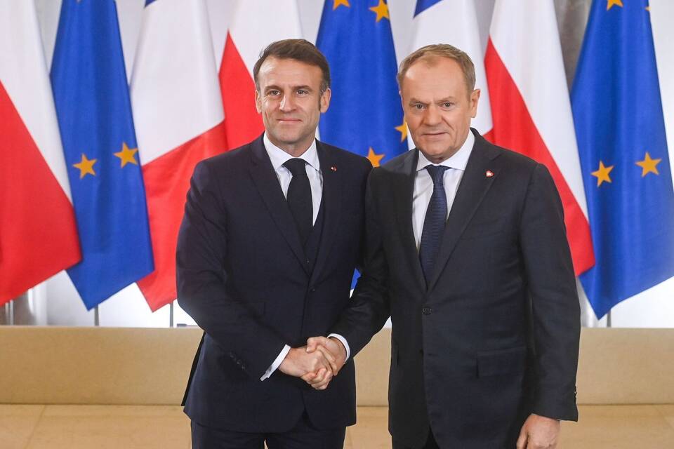 Macron pocht auf Schulterschluss mit USA im Ukraine-Krieg Macron pocht auf Schulterschluss mit USA im Ukraine-Krieg