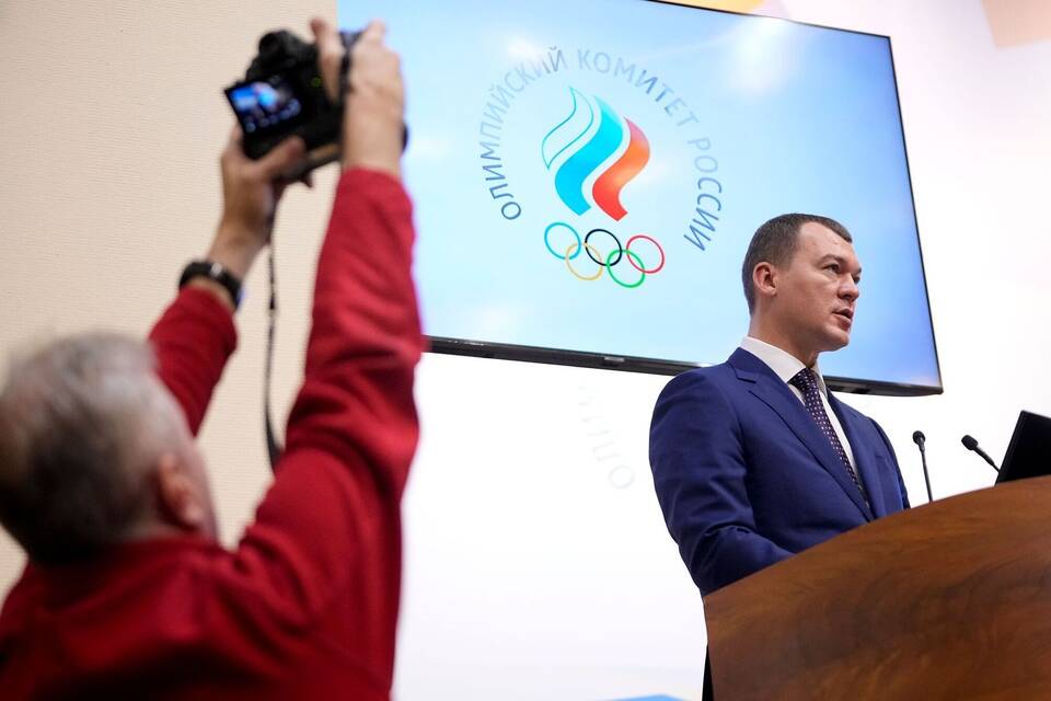 Russischer Sportminister Degtjarjow Russischer Sportminister Degtjarjow